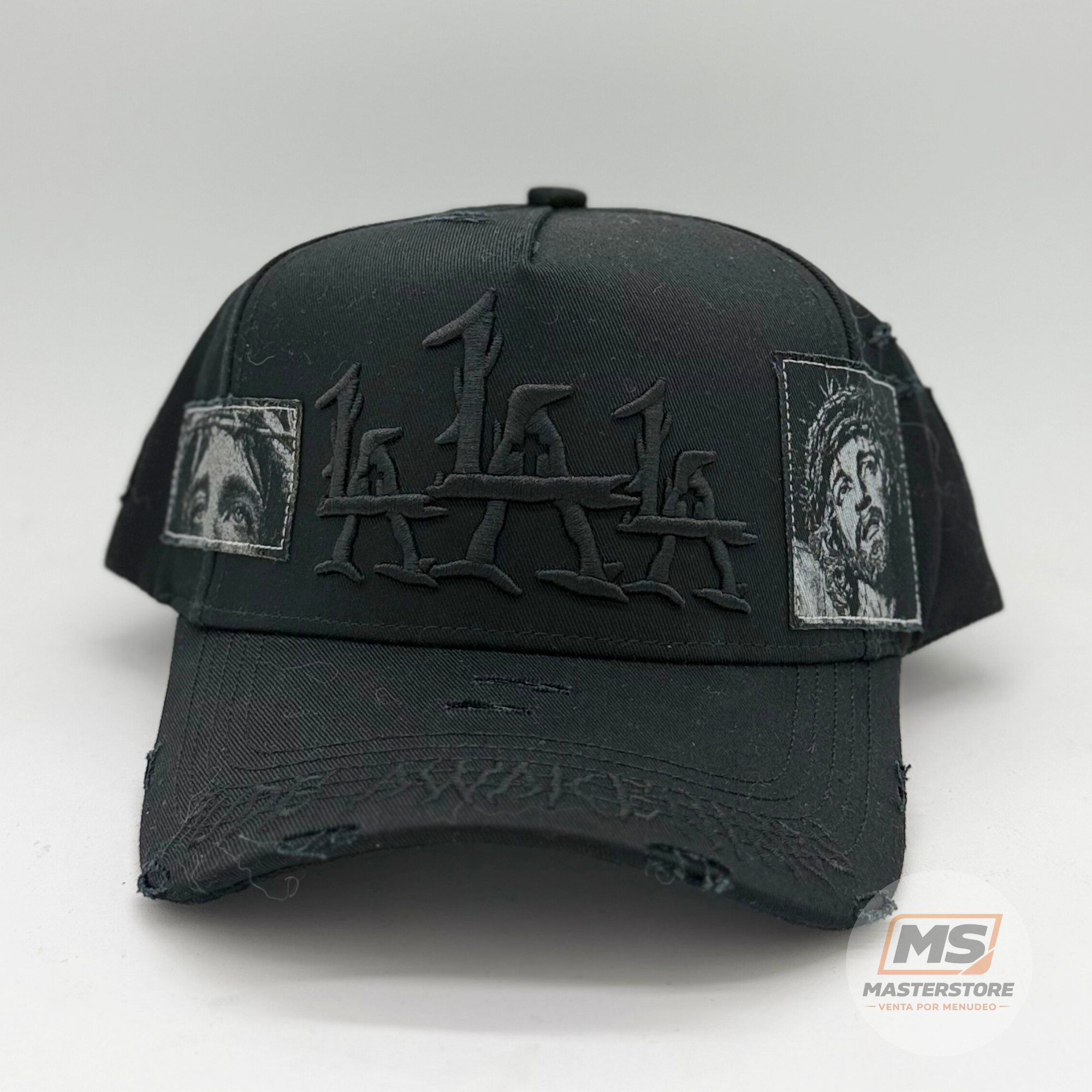 Gorra RA 3LA parches-Negra