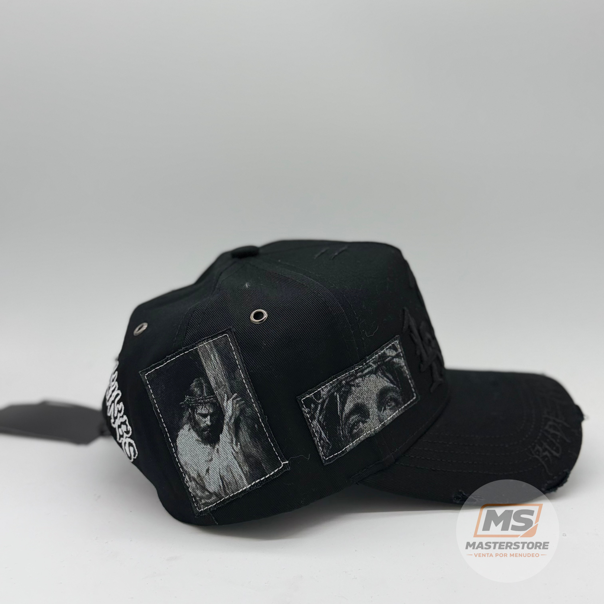 Gorra RA 3LA parches-Negra