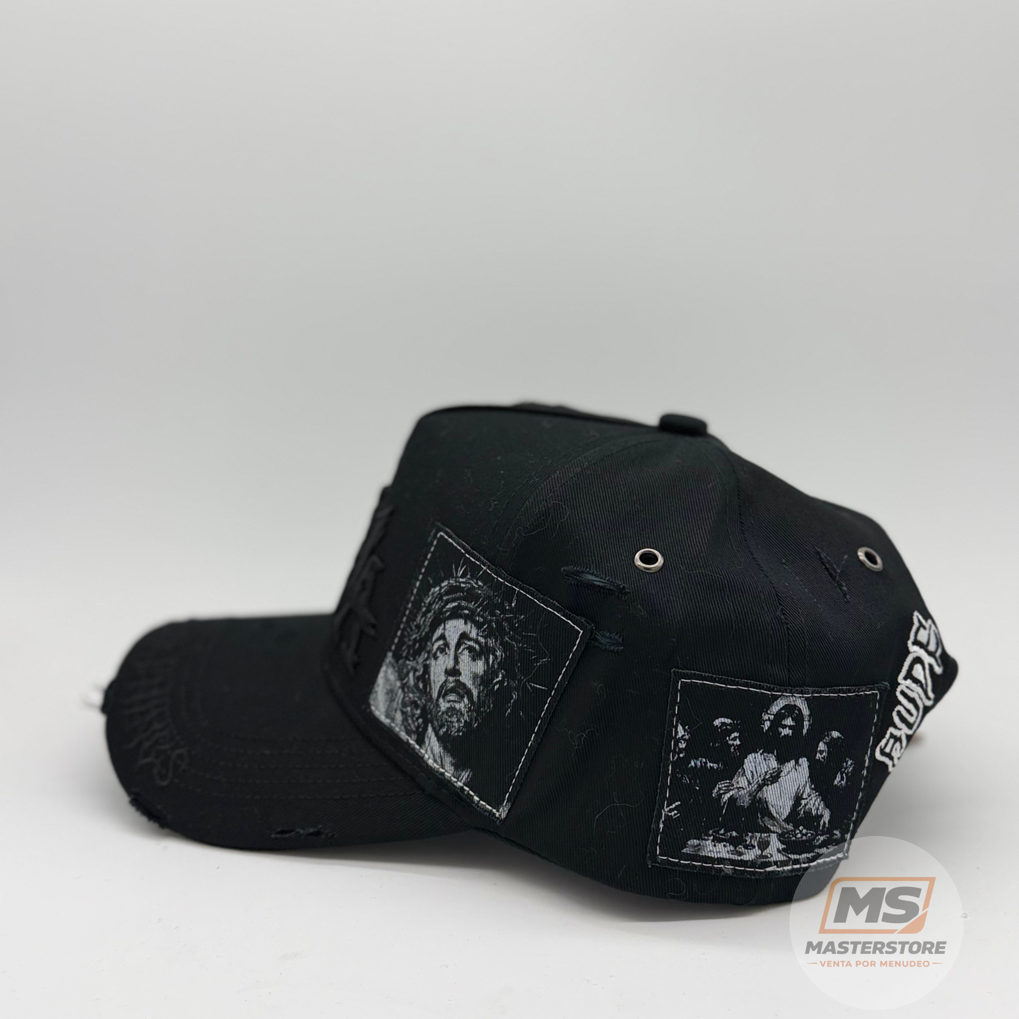 Gorra RA 3LA parches-Negra