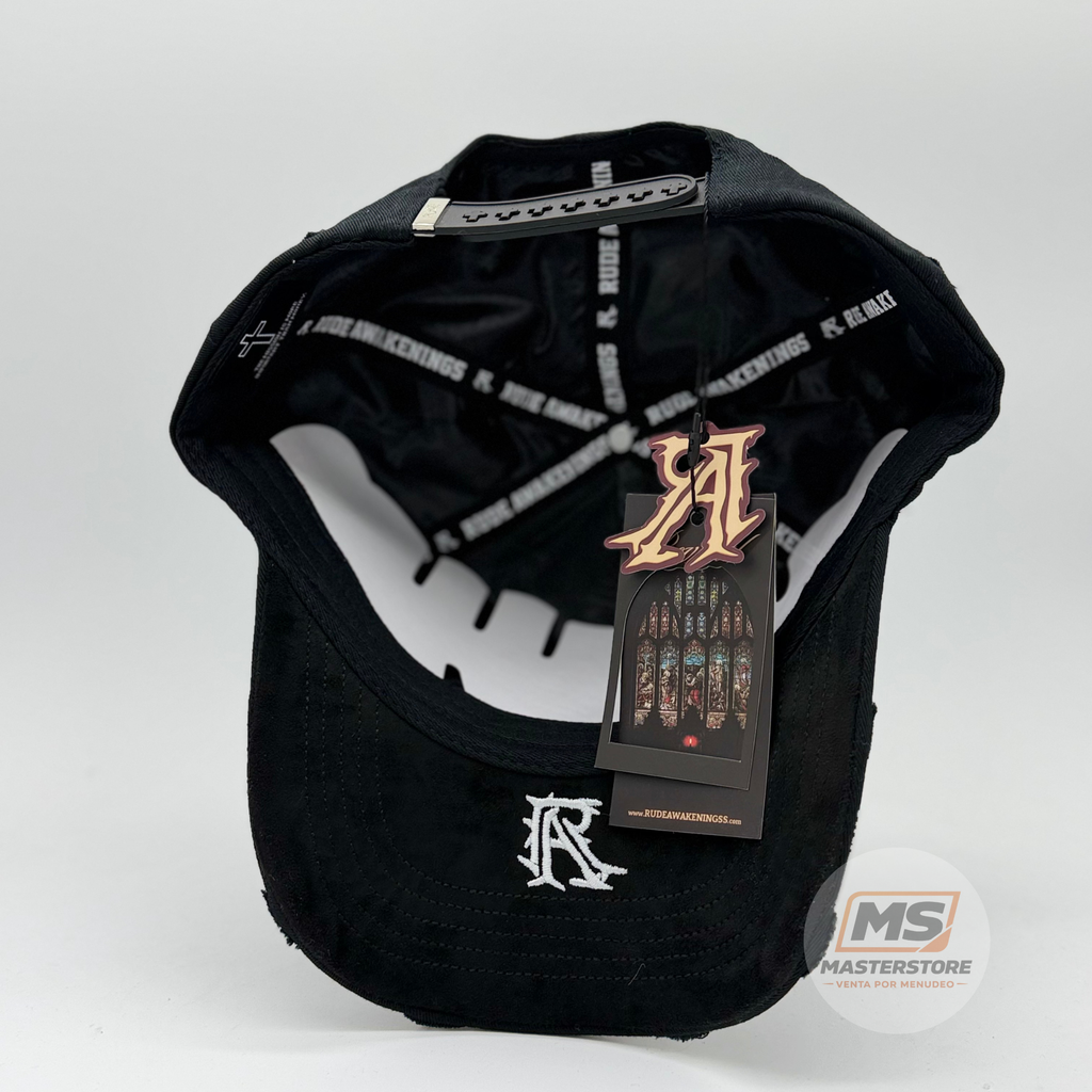 Gorra RA 3LA parches-Negra
