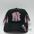 Gorra 31 NY Negra-Rosa