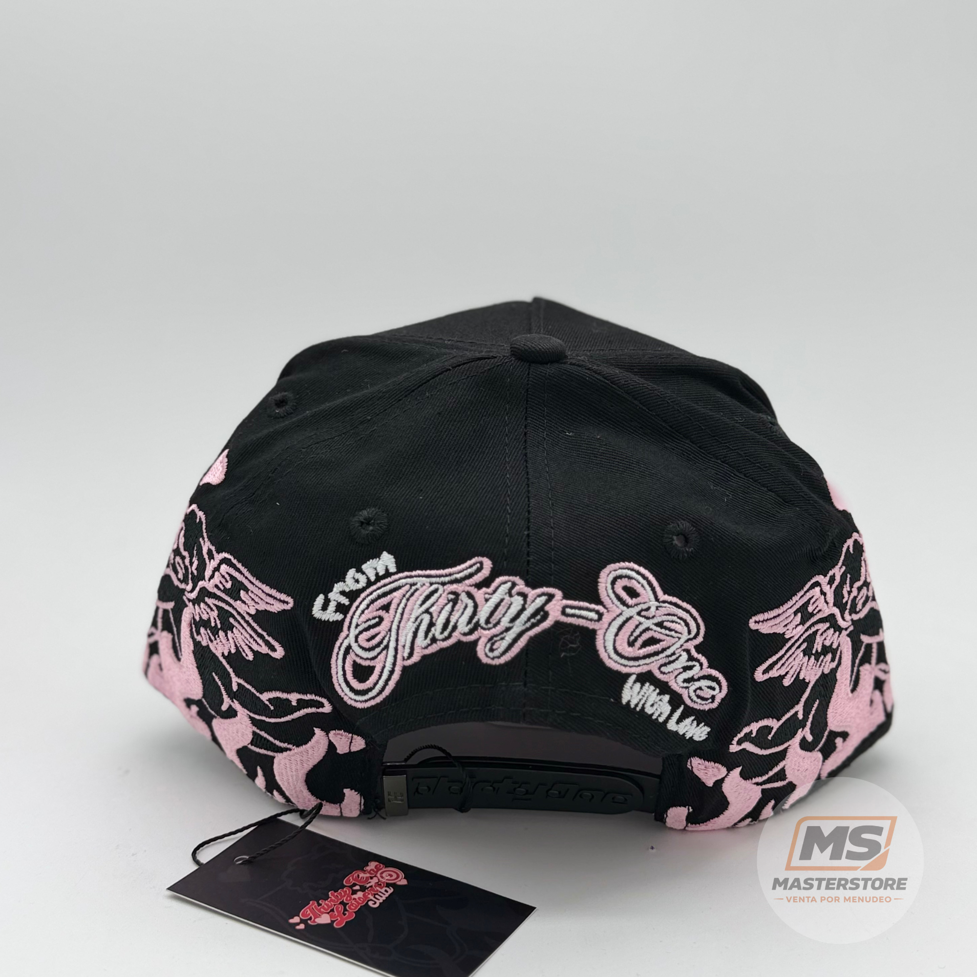 Gorra 31 NY Negra-Rosa