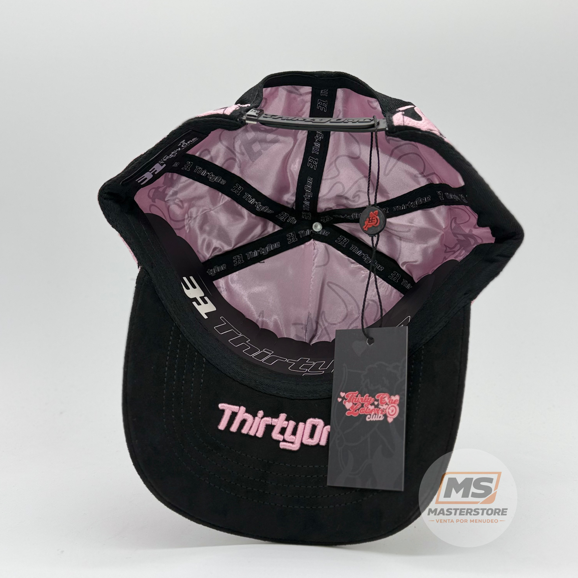 Gorra 31 NY Negra-Rosa