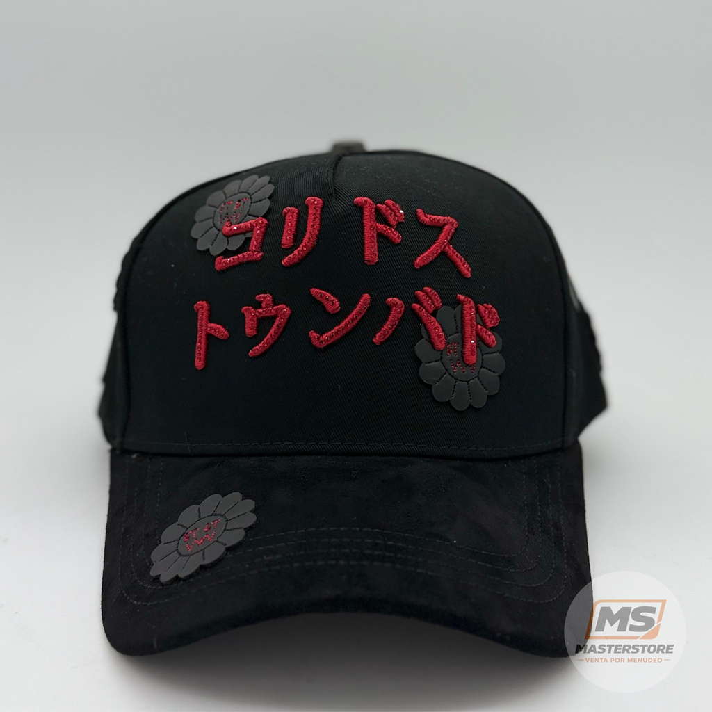 Gorra BH Flores Negra-Roja