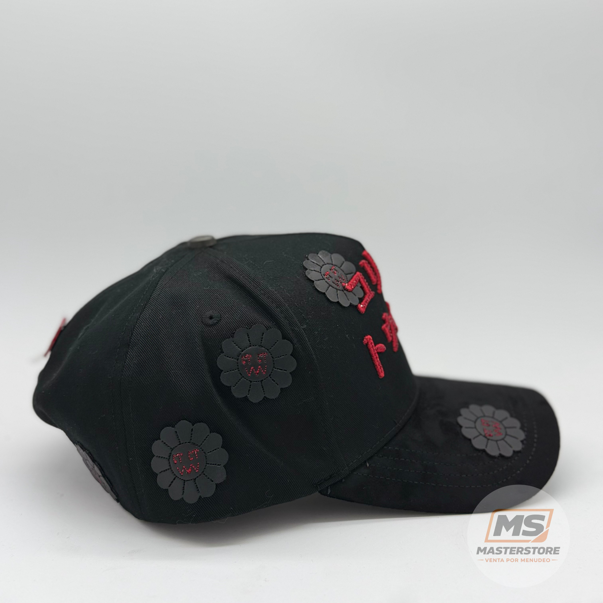 Gorra BH Flores Negra-Roja