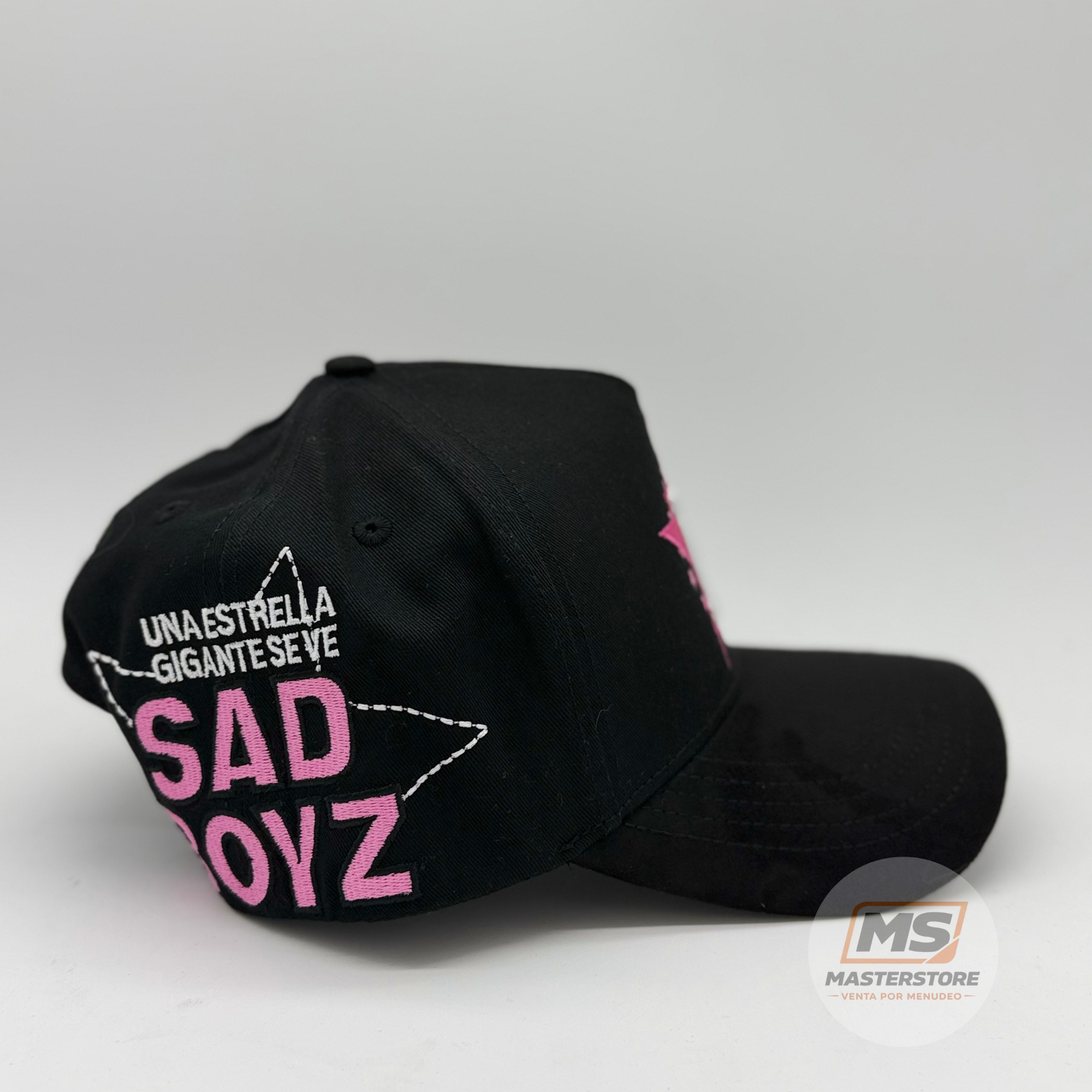 Gorra DH H-Ali Negra-Rosa