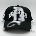 Gorra DH D Blanca-Negro