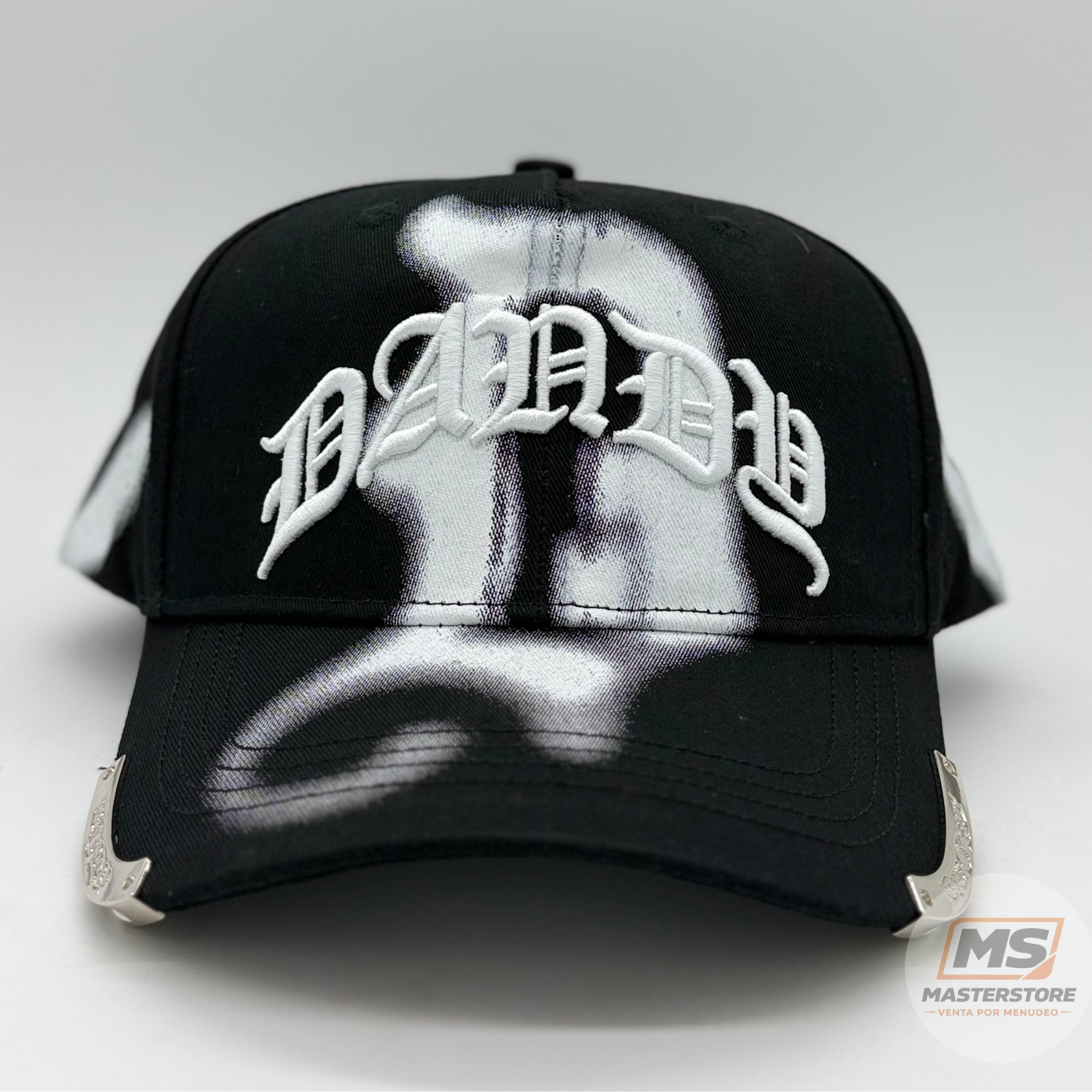 Gorra DH D Blanca-Negro