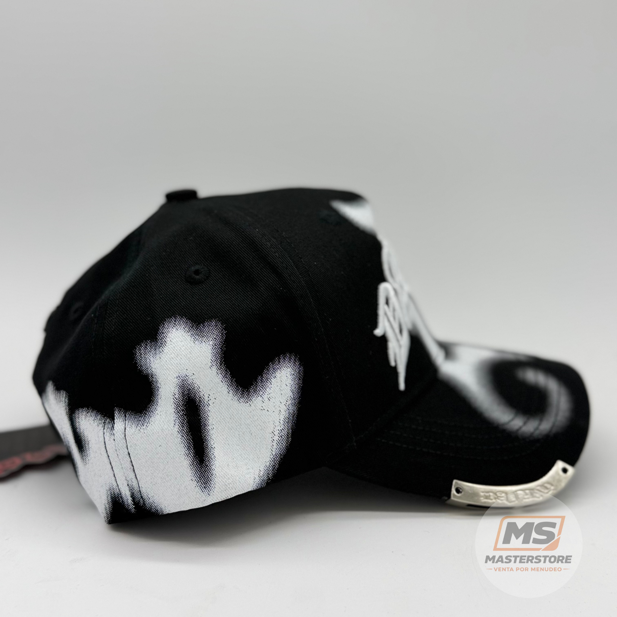 Gorra DH D Blanca-Negro
