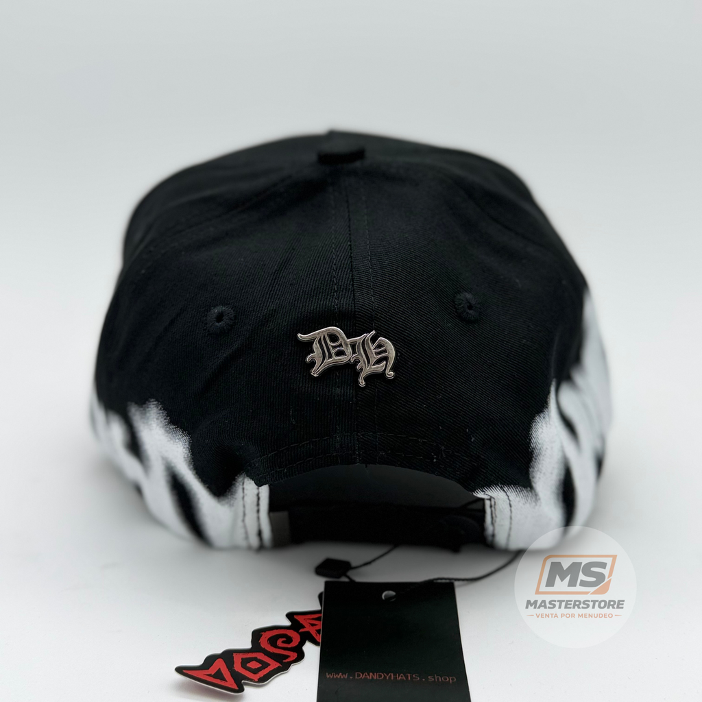 Gorra DH D Blanca-Negro