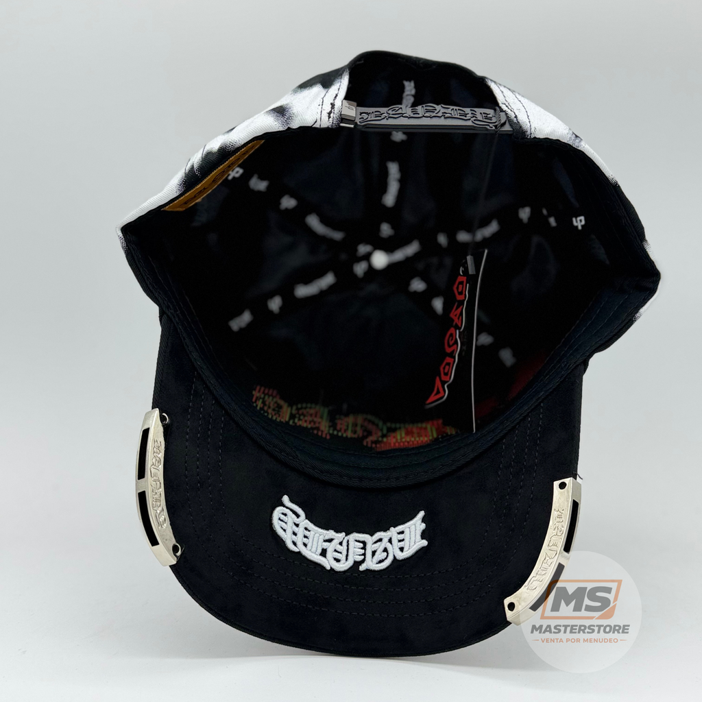 Gorra DH D Blanca-Negro