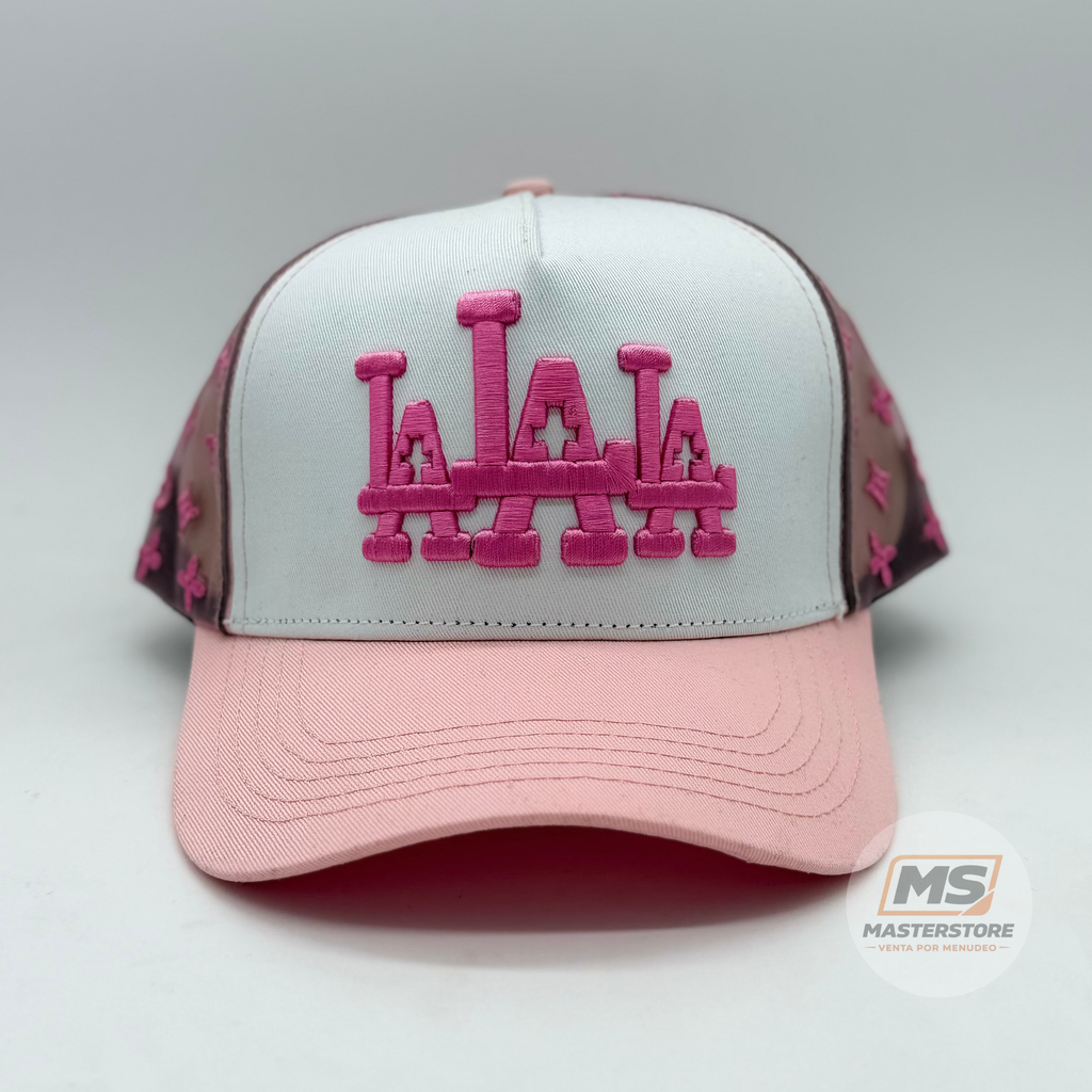 Gorra RA 3LA Rosa-Malla