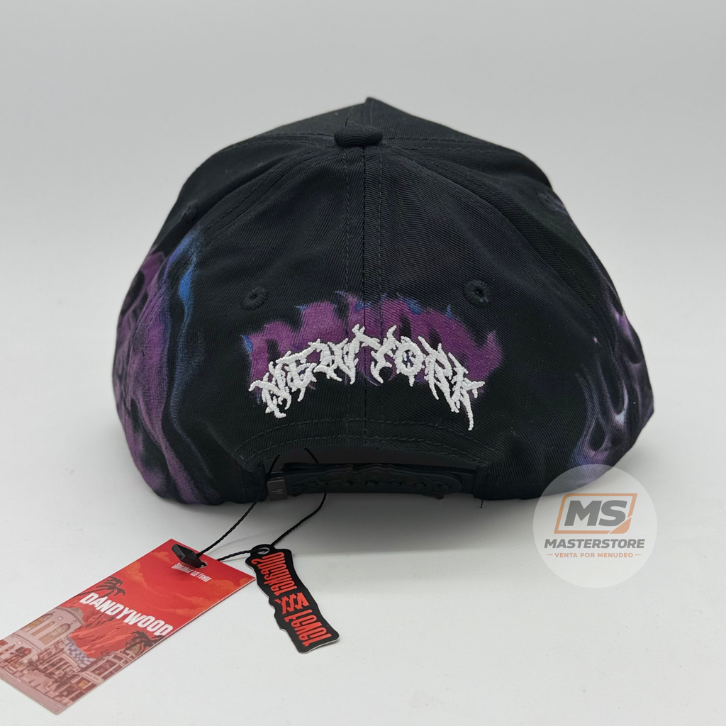 Gorra DH Flamas Moradas