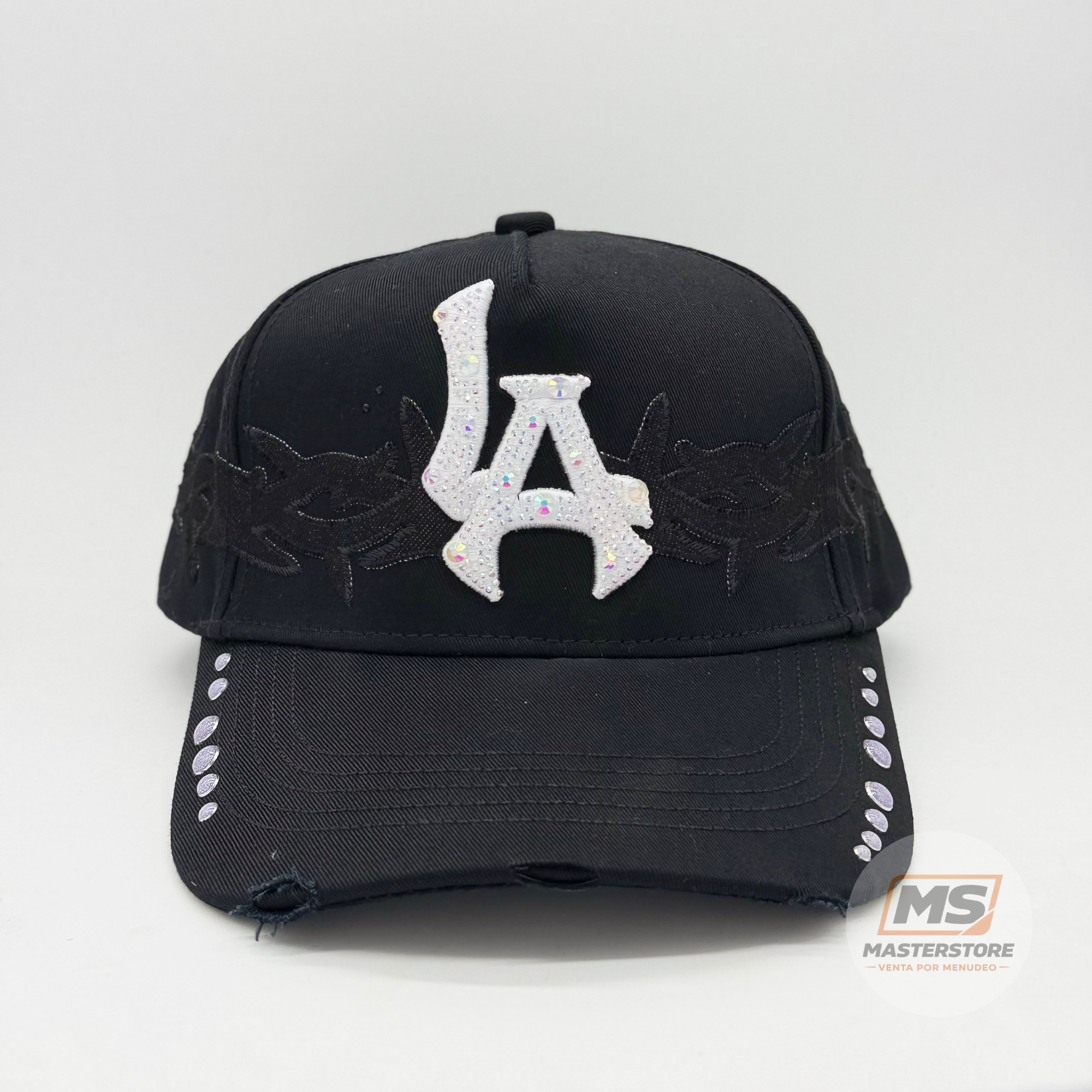 Gorra D31H LA Negro-Blanco