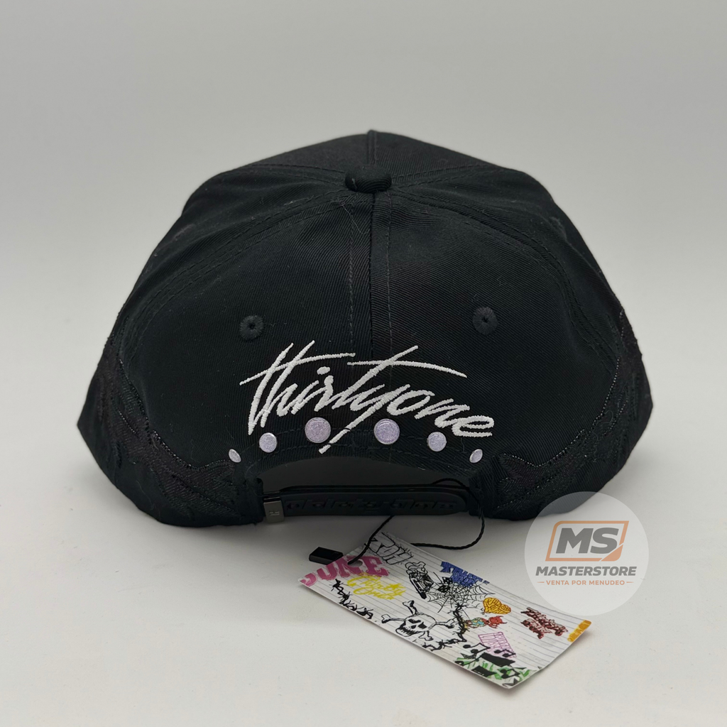 Gorra D31H LA Negro-Blanco