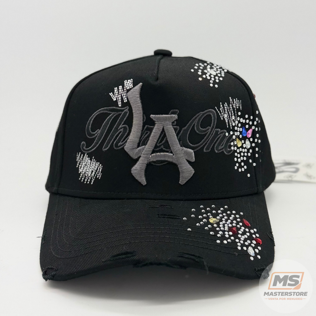 Gorra D31H LA Negra-Gris