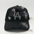 Gorra D31H LA Negra-Gris