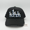 Gorra RA 3LA Negra-Azul