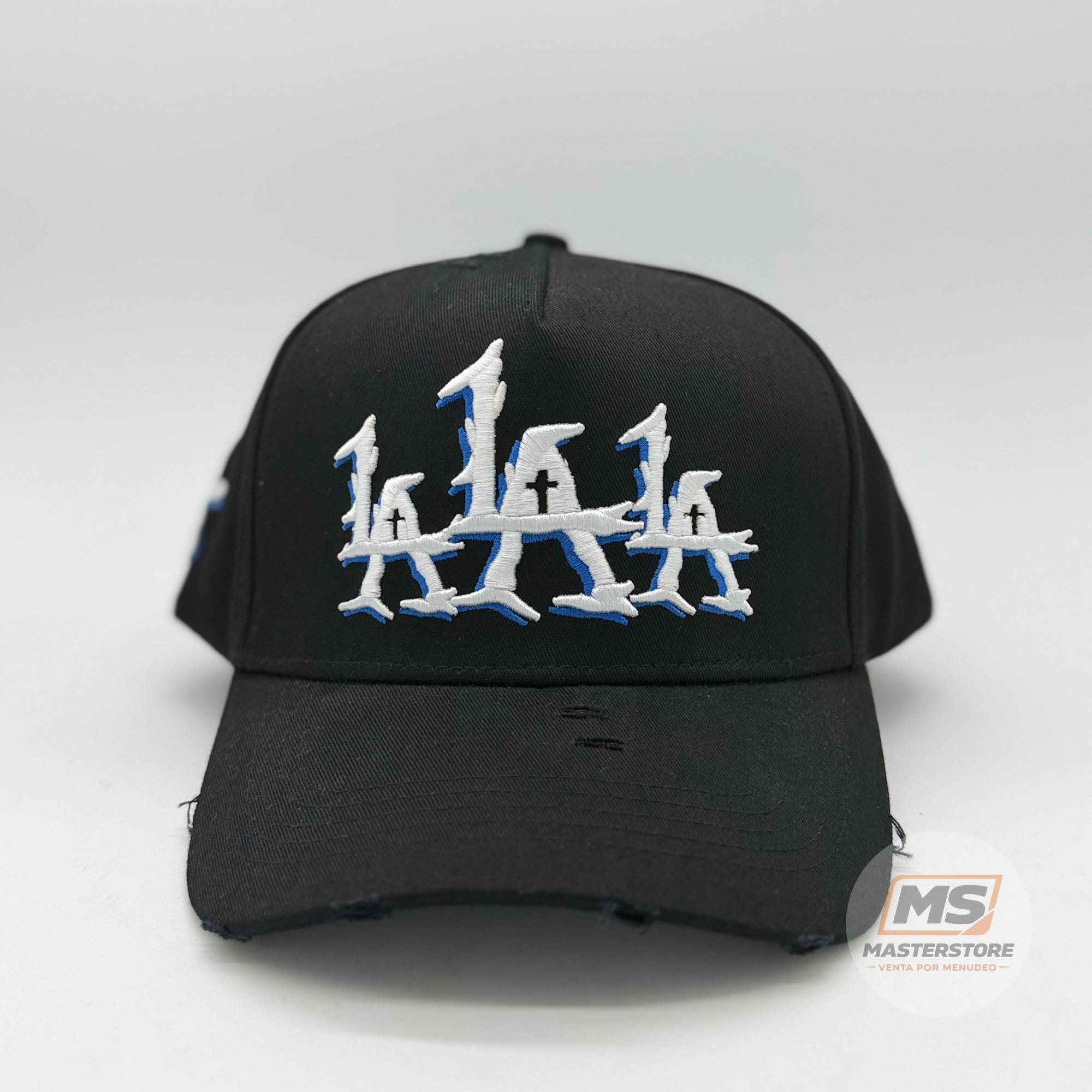 Gorra RA 3LA Negra-Azul