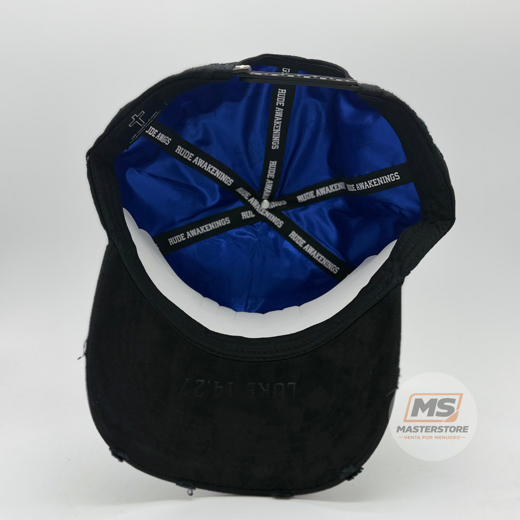 Gorra RA 3LA Negra-Azul