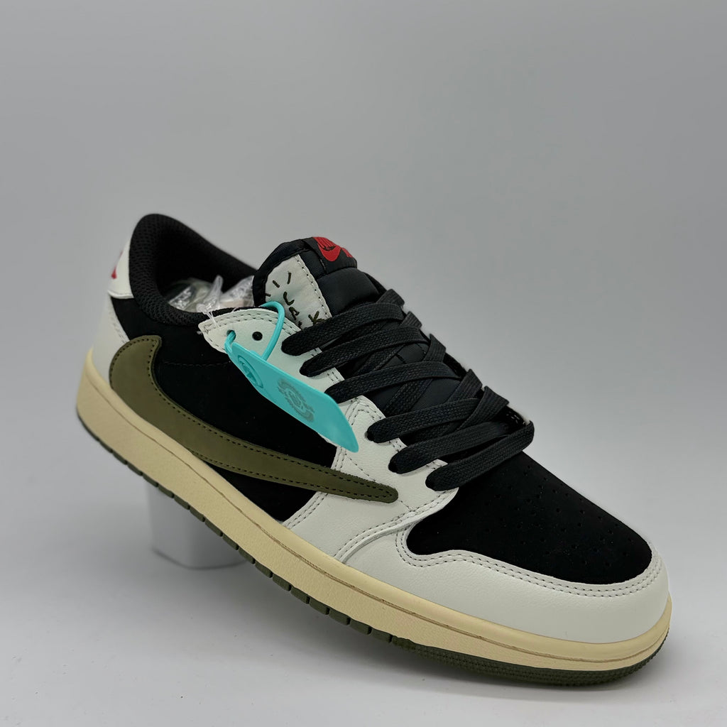 Sneakers TS Beige-Negro-Verde