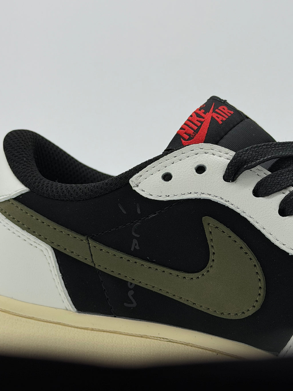 Sneakers TS Beige-Negro-Verde