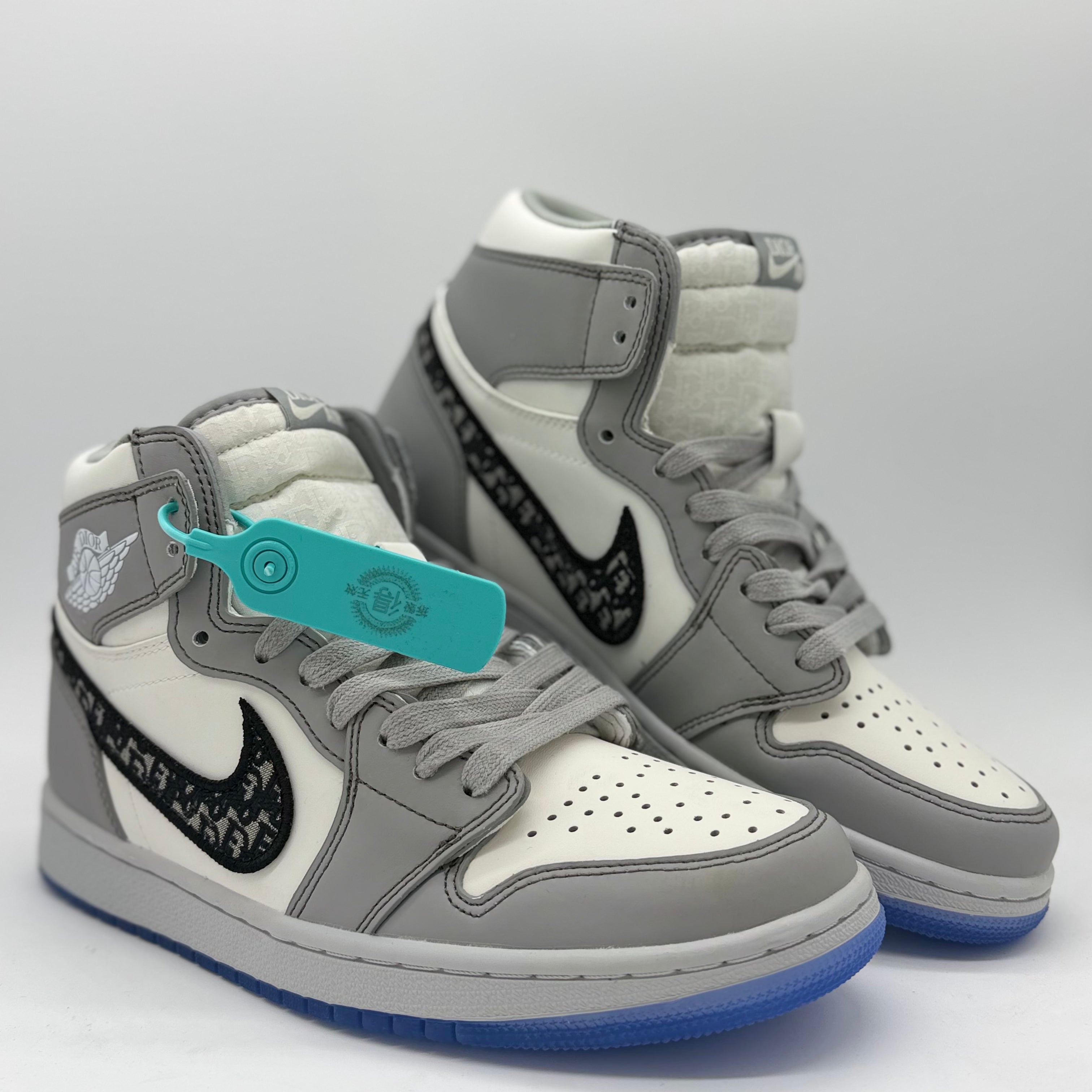 Sneakers DR Blanco-Azul-Gris