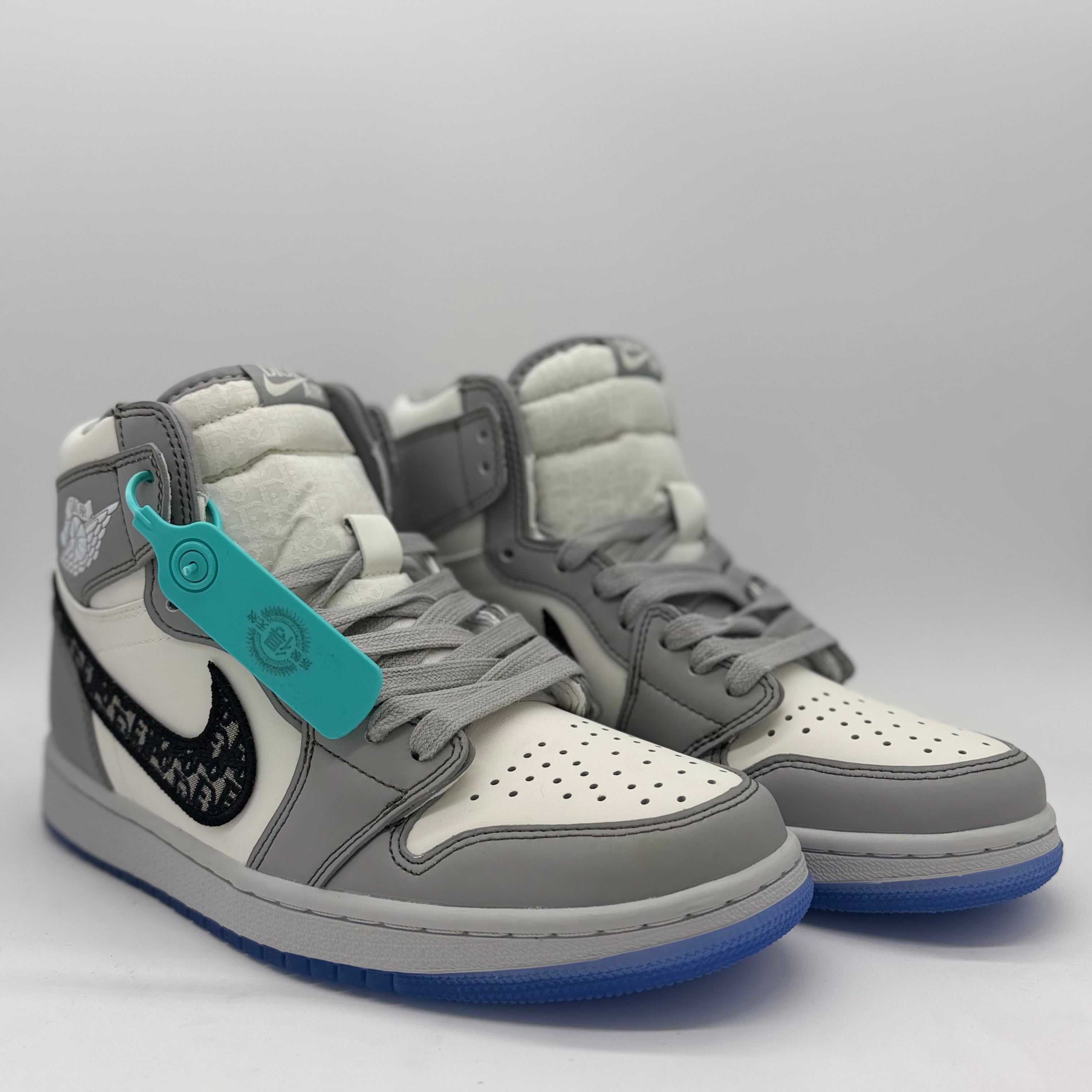 Sneakers DR Blanco-Azul-Gris